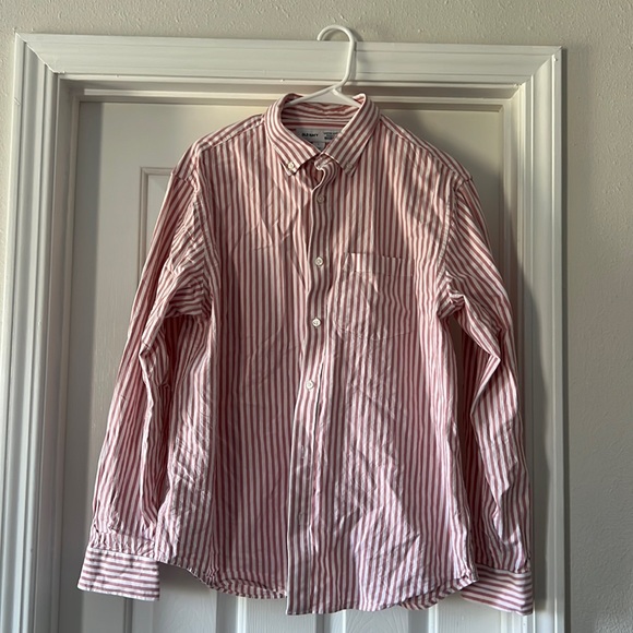 Striped old navy causal button up - Picture 1 of 4